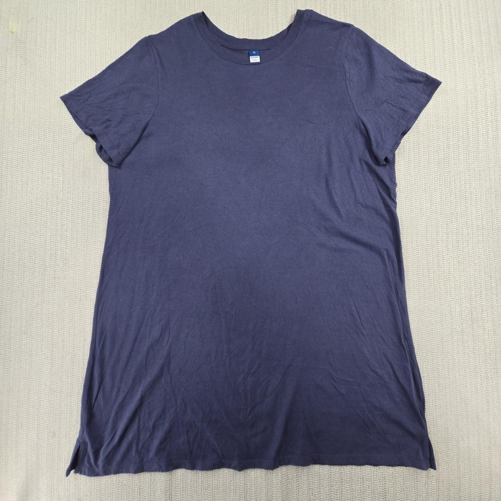 Old Navy Shirt Womens XL Gray Short Sleeve Crewneck Basic Tee Solid Casual